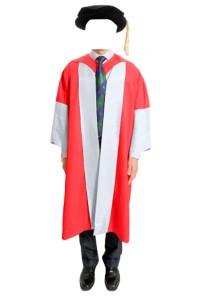 訂購香港大學教育博士（EDD）畢業袍 黑色天鵝絨帽子 畢業袍網上下單DA244